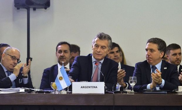 Mauricio Macri en la cumbre del Mercosur.