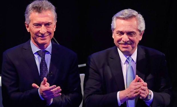 Mauricio Macri y Alberto Fernández,