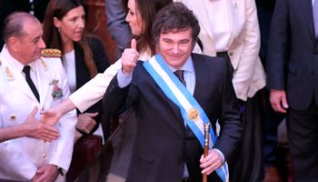 Javier Milei, presidente de la Nación: las imágenes de cuando asumió el cargo en el Congreso