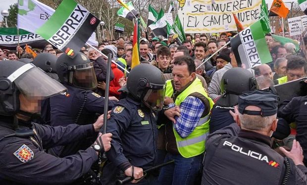 Movilización en España. Foto: El País.