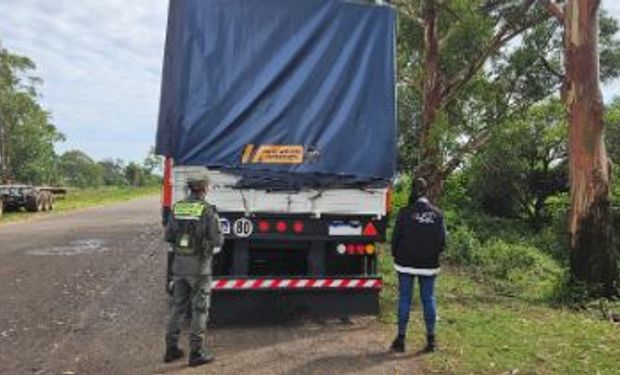 Incautan la soja de cuatro camiones tras alertas de las fuerzas de seguridad