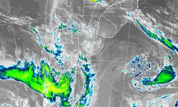 Se impone el aire del sector norte en la región centro y se afianzan las nubes