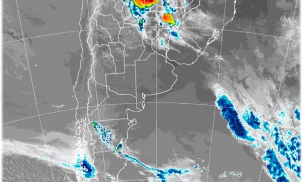 Las lluvias se instalan en el centro norte del país y se extenderán hacia el viernes