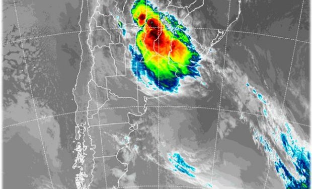 Alerta naranja por tormentas para Entre Ríos y Santa Fe