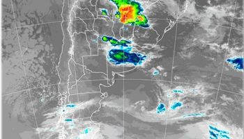 Alerta por tormentas en el centro norte del país