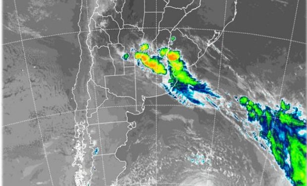 Lluvias en la zona núcleo, pero el fuerte de los acumulados se espera para este miércoles