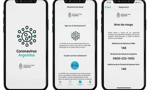 La aplicación del Gobierno que permite realizar un autodiagnóstico de síntomas para el Covid-19