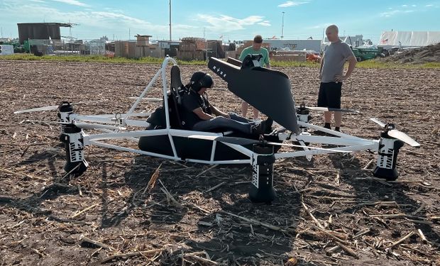 El drone que se presentó oficialmente en Las Vegas ya fue probado por productores.
