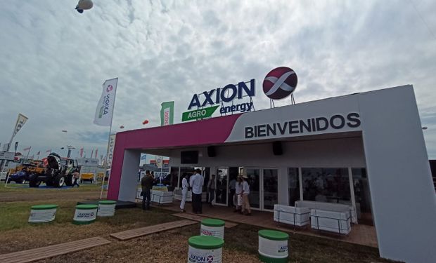 Durante Expoagro, Axion invitó a los visitantes a jugar e informarse.