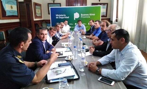 Reunión entre Federación Agraria y el Ministerio de Seguridad de Buenos Aires.