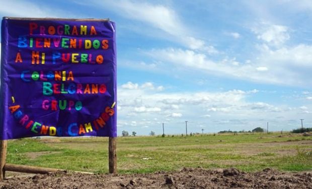 Colonia Belgrano, un pueblo santafesino que ya recibió 15 familias nuevas.