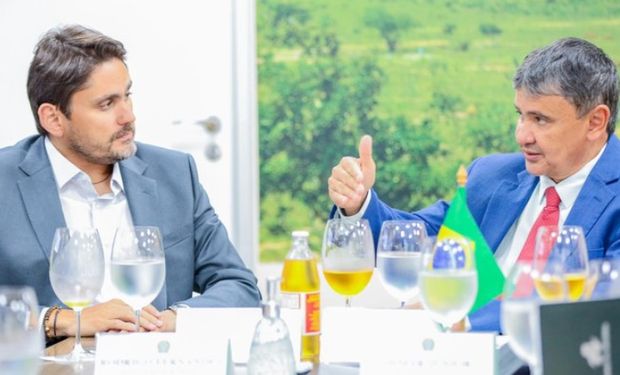 Ministro do Desenvolvimento e Assistência Social, Família e Combate à Fome, Wellington Dias, se reuniu com o titular das Comunicações, Juscelino Filho. (Foto - Divulgação)