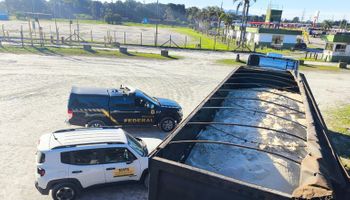 Carga de açúcar com suspeita de areia é apreendida no Porto de Paranaguá