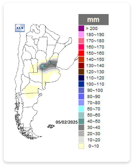 lluvias acumulados