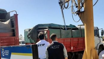 Contrabando: incautan 18 camiones con 600 toneladas de trigo, soja y maíz