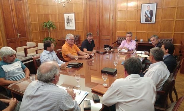 El ministro Etchevehere recibió a la Federación Agraria