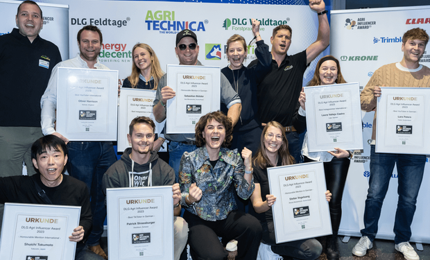 Los ganadores del DLG Agri Influencer Award 2023