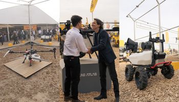 Nueva era del campo: con la fuerza de una líder de la siembra, se lanzó el primer drone terrestre para el campo y el drone aéreo "más productivo" que llega hasta 55 km/h