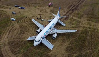 Após pouso de emergência, Airbus terá reparos para decolar direto de trigal russo