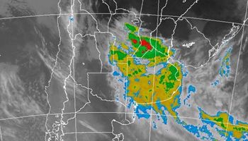 Alerta por tormentas fuertes sobre el centro