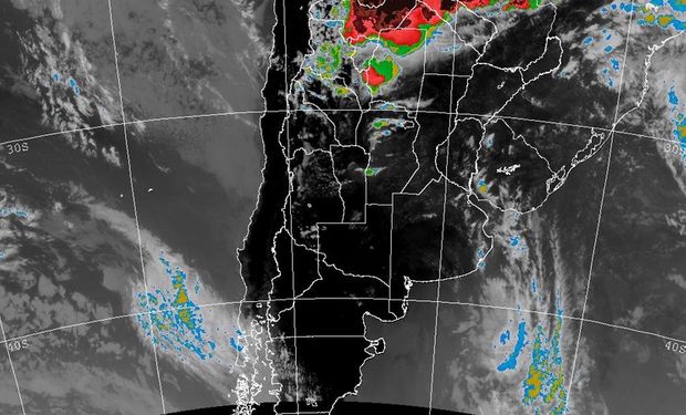 Rige alerta por abundante caída de agua. Fuente: SMN