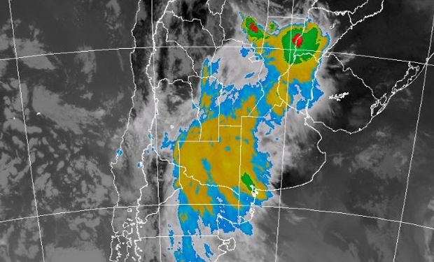 Tormentas fuertes sobre varias regiones.