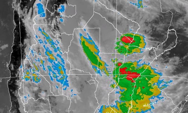 Alerta por tormentas del SMN.