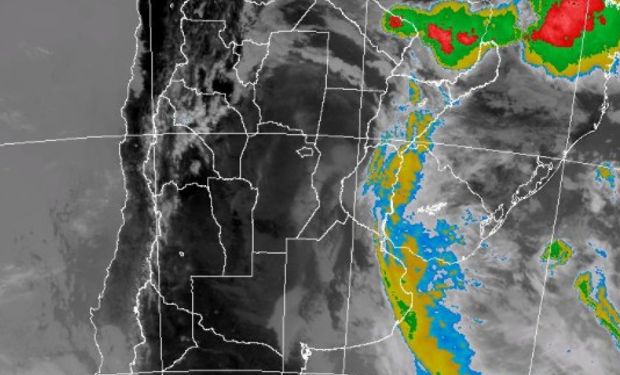 Alerta por tormentas fuertes del SMN.