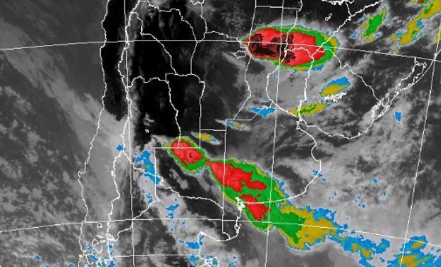 Tormentas fuertes sobre la región central.