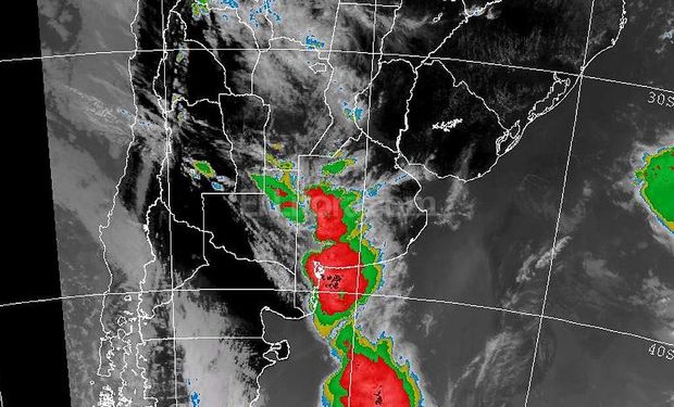 Abarca al centro y sur de la provincia de Buenos Aires. Fuente: SMN.
