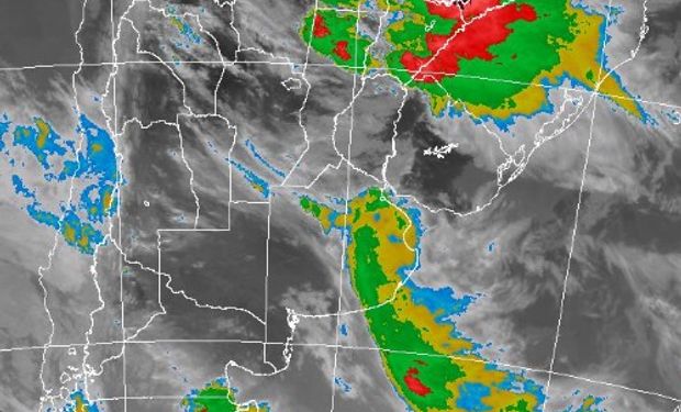 Alerta por tormentas fuertes del SMN.