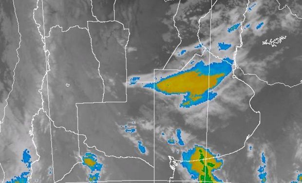 Alerta del SMN por tormentas intensas o severas.