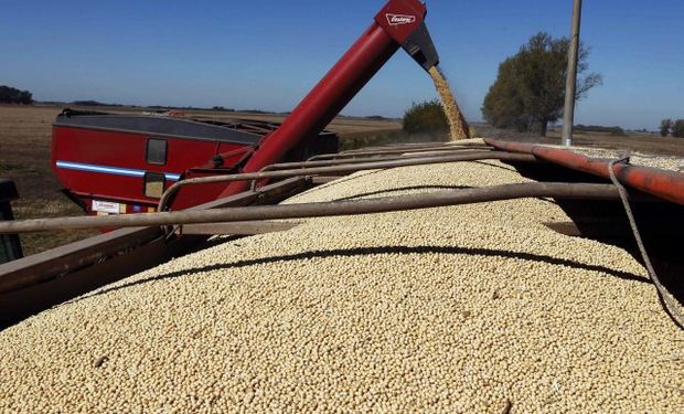 Abril cerró con un retraso 30 puntos en la cosecha de soja.