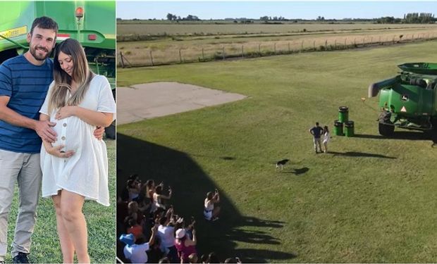 Historia de amor y campo: eran vecinos, se conocieron por Instagram y le dieron una sorpresa a su familia que se volvió viral