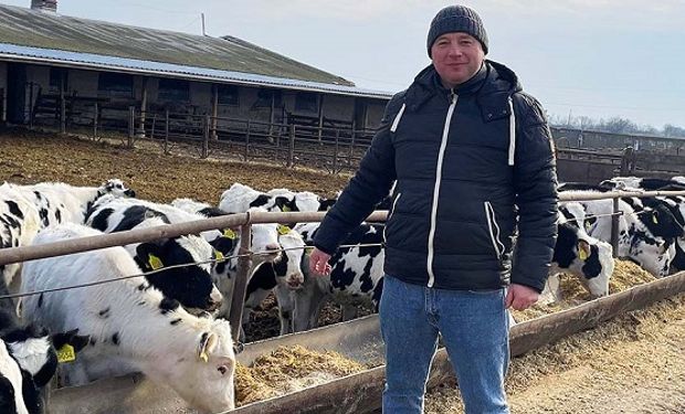 Propriedade tem cerca de mil hectares dedicados a grãos e leite e ficou ocupada por russos durante oito meses. (Foto - Andriy Pastushenko)
