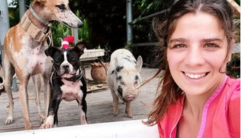 Las anécdotas de la joven veterinaria que montó una ambulancia acuática: los animales la esperan en el muelle