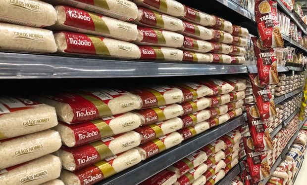 É aguardado  uma queda em torno de 20% no preço do arroz nas próximas semanas.