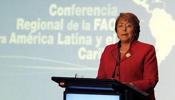 Bachelet inauguró Conferencia de la FAO