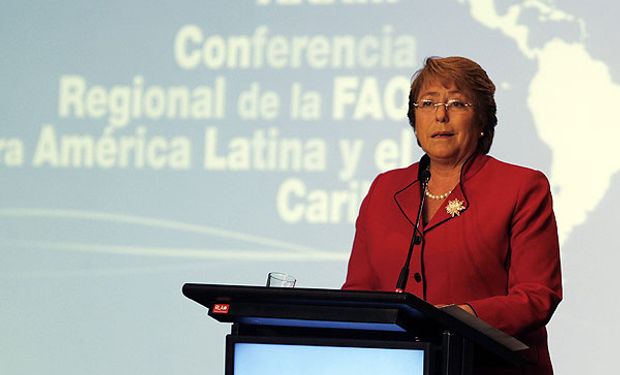 Bachelet inauguró Conferencia de la FAO