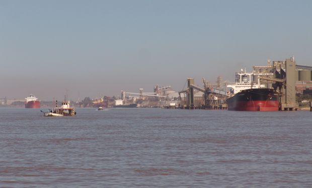 Estibadores acampan en frente de la terminal privada de Santos