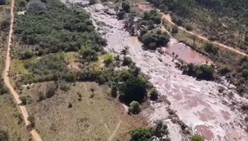 Barragem de condomínio de luxo rompe e deixa rastro de destruição em MS