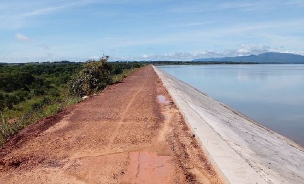 Barragem do Vão do Paranã abastece produção agrícola no Nordeste goiano. (foto - Seapa/GO)