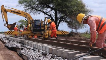 Comenzaron las obras ferroviarias de acceso a los puertos de Timbúes