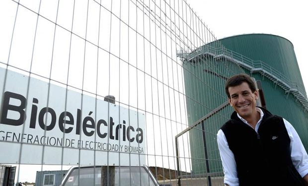 Germán Di Bella. Es el presidente de Bioeléctrica. En Alemania hay 7.000 plantas de este tipo. Fuente: La Voz.