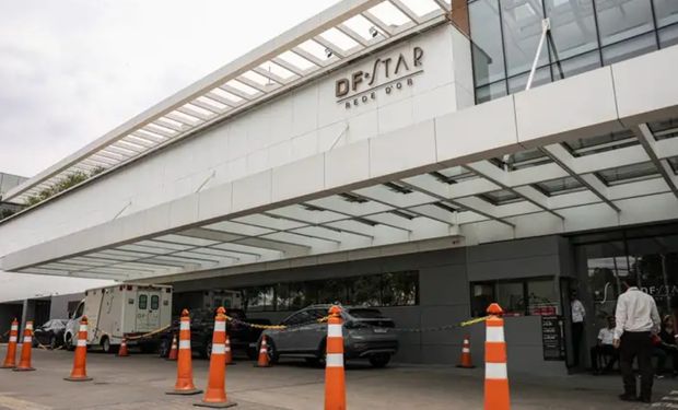 Fachada do hospital DF Star, onde Jair Bolsonaro estava internado. (Foto: Marcelo Camargo/Agência Brasil)