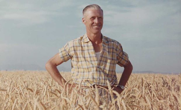 "Son años de oro": el mensaje viral de Norman Borlaug que recortó un joven estudiante de agronomía