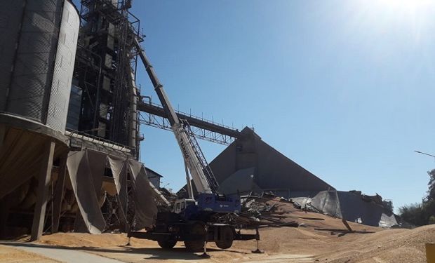 La postura oficial de Bunge por el colapso del silo en Puerto General San Martín