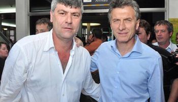 Buryaile se animó a atajarle un penal a Macri