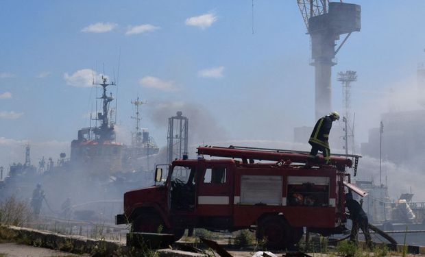 Fuertes subas para el trigo luego del sorpresivo ataque de Rusia en Odesa