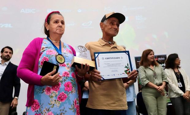 O casal de cafeicultores do Vale do Ribeira conquistou a nota mais alta de todas as categorias do concurso